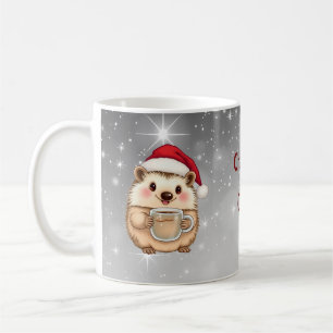 Caneca De Café Café de Natal doouriço-cacheiro