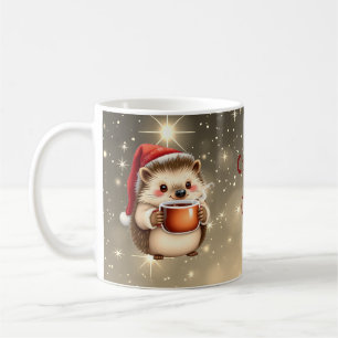 Caneca De Café Café de Natal doouriço-cacheiro