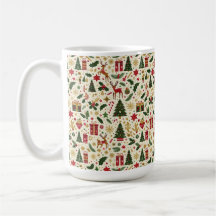 Café de Natal Festivo Mug