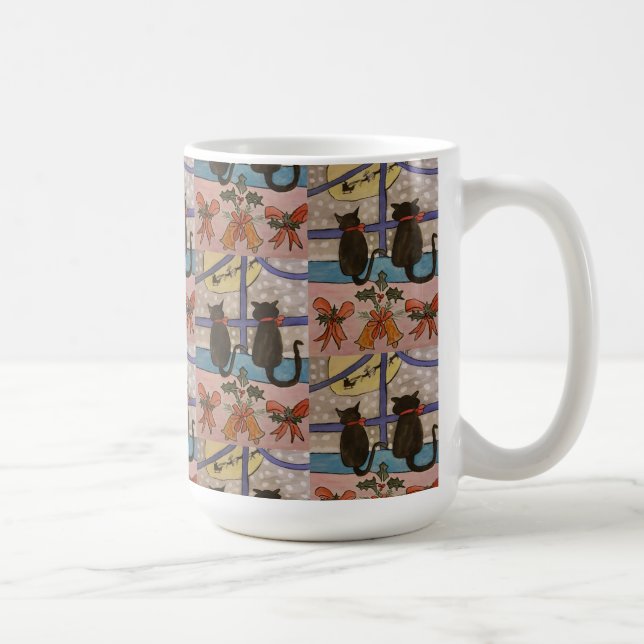 Caneca De Café Café de Natal preto (Direita)