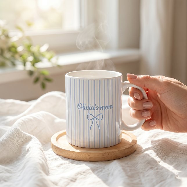 Caneca De Café Café de Presente para Nova Mãe e Pai com Nome Pers (Criador carregado)