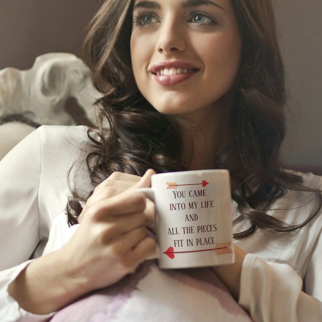 Caneca De Café Café de Texto Adorável Moderno (Criador carregado)