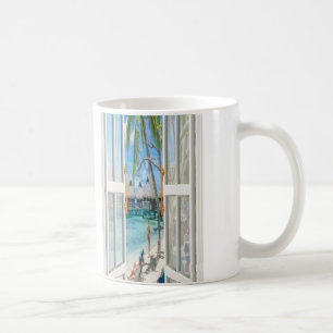 Caneca De Café Café de Verão de Praia