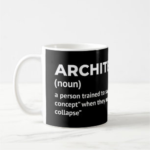 Caneca De Café Café Definição de Trabalho Arquiteto