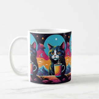 Caneca De Café Café do Gato Cósmico
