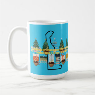 Caneca De Café Café, Donuts e Música de Natal em Delaware