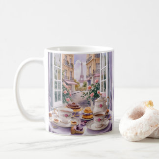 Caneca De Café Café e Bolo em Paris - Dreamy Desserts