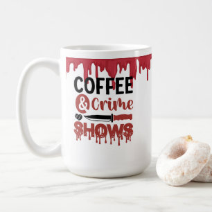 Caneca De Café Café e Crime Show