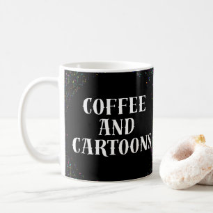 Caneca De Café Café e Desenhos Animados