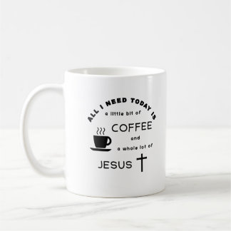 Caneca De Café Café e Jesus