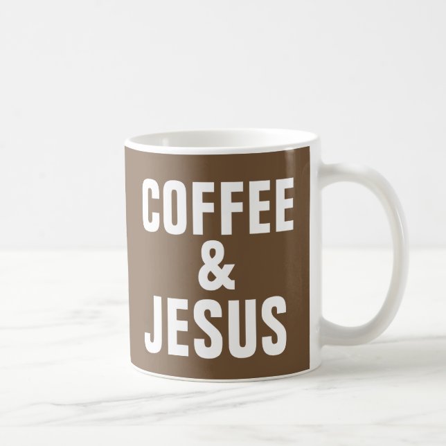 CANECA DE CAFÉ CAFÉ E JESUS CAFÉ MUGS (Direita)