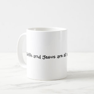 Caneca De Café Café e Jesus Mug