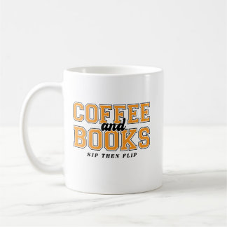 Caneca De Café Café e Livros Beba e Depois Leia Bicho de Livro La