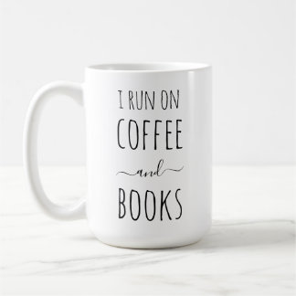 Caneca De Café Café e Livros Mug