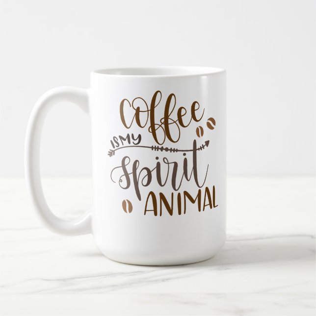 Caneca De Café Café É Meu Animal de Estimação (Esquerda)