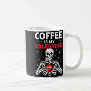 Caneca De Café Café É Meu Esqueleto De Valentim Dia Dos Namorados