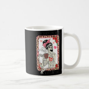 Caneca De Café Café É Meu Esqueleto de Valentino Desarrumado Bun