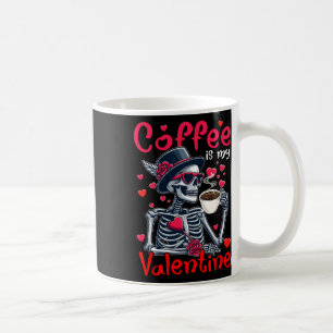 Caneca De Café Café É Meu Namorado Óculos de Sol Esqueleto de Rai