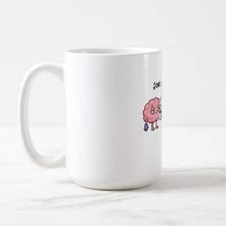 Caneca De Café Café É Meu Poder Mental Engraçado Bonito Cérebro C