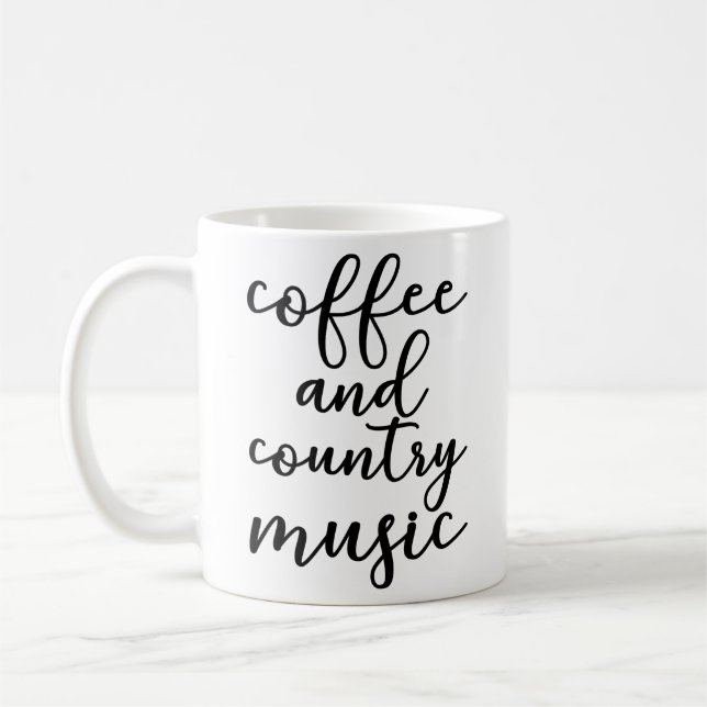 Caneca De Café Café e música country (Esquerda)