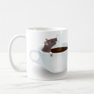 Caneca De Café Café e Rat Lover