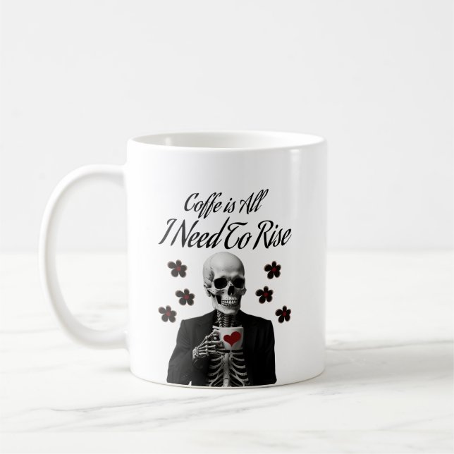 Caneca De Café Café é tudo que preciso levantar (Esquerda)