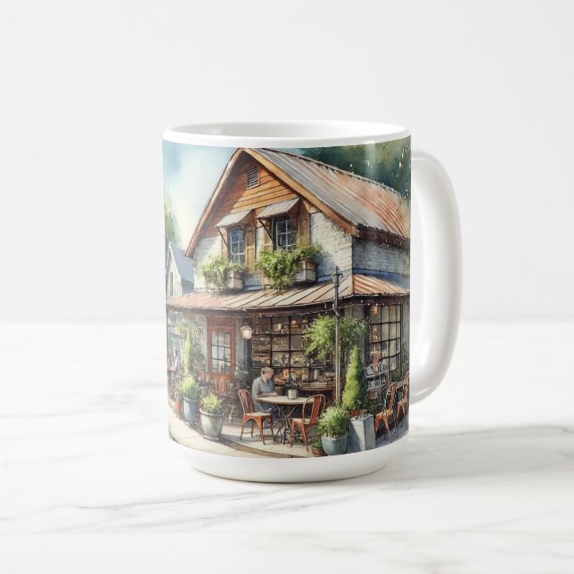 Caneca De Café Café em Auburn Alabama (Frente Esquerda)