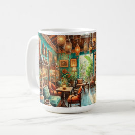 Caneca De Café Café em Colombo no Sri Lanka