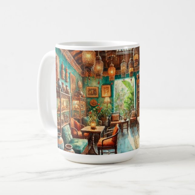 Caneca De Café Café em Colombo no Sri Lanka (Frente Esquerda)