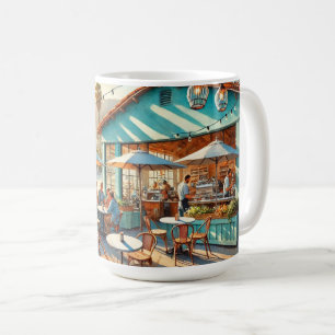 Caneca De Café Café em Papais noeis Barbara California