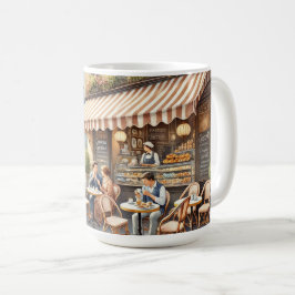 Caneca De Café Café em Paris France Mug