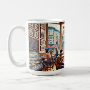 Caneca De Café Café em San Francisco North Beach