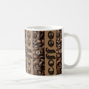 Caneca De Café Café Engraçado Typografia Café Amêijoa