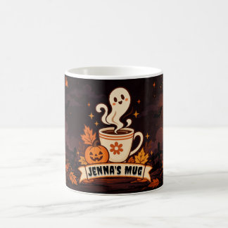 Caneca De Café Café Fantasma de Outono Personalizado