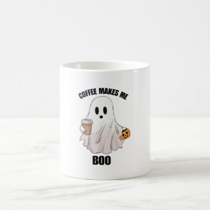Caneca De Café Café Fantasma Halloween Engraçado