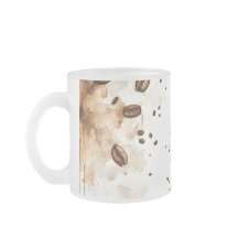 Café feijão aquarela - Viciados em café