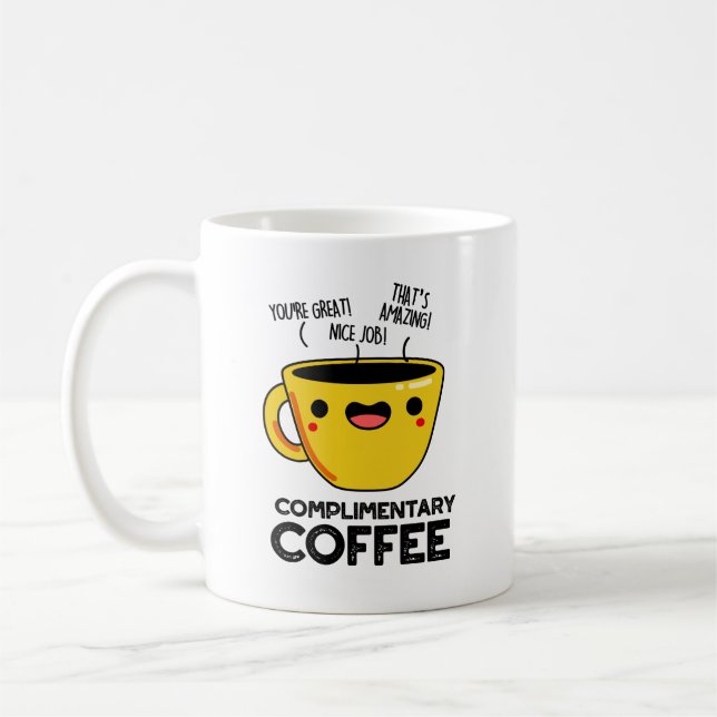 Caneca De Café Café Felicitativo Bebida Engraçada (Esquerda)
