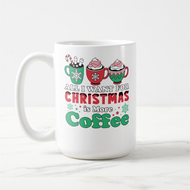 Caneca De Café Café Festivo Com Ditos De Natal (Esquerda)