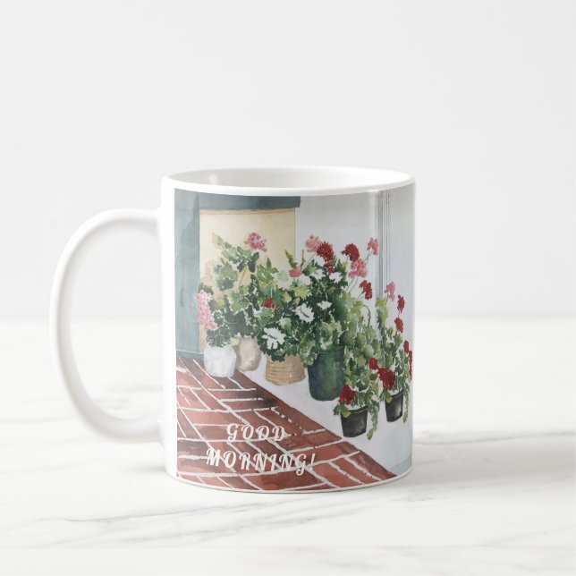 CANECA DE CAFÉ CAFÉ FLORAL DE CAFÉ FLORAL COM MÃO DE MÃO (Esquerda)