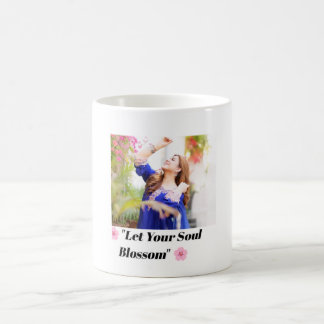 Caneca De Café "Café & Flores"