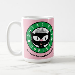 Caneca De Café Café Gato Real Princesa Desenho Gato