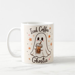 Caneca De Café Café Gelado Fantasminha - Halloween Fofo