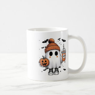 Caneca De Café Café Ghost Ghost Bebendo Bonito Café Halloween Caf