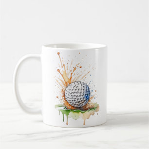 Caneca De Café Café & Golfe Equivalem à Par-feição!