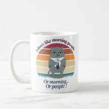 Café Grumpy Morning Humor Design