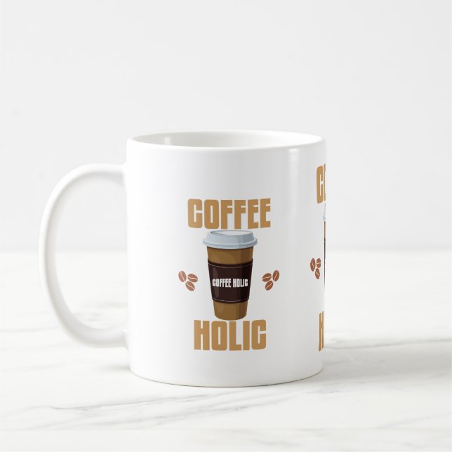 Caneca De Café Café Holic (Esquerda)