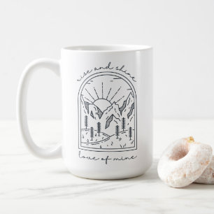 Caneca De Café Café Levantado e Brilhante (b) Mug