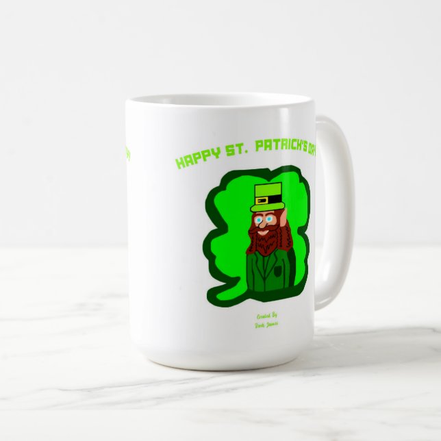 Caneca De Café Café Mágico Leprechaun (Frente Esquerda)