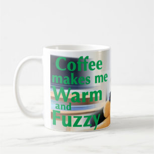 Caneca De Café Café me torna quente e Felpudo
