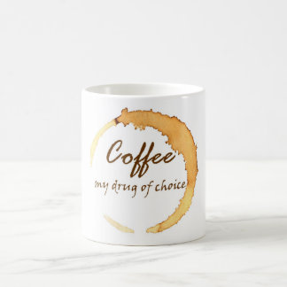 Caneca De Café Café - minha droga da escolha